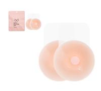 IMAXWAVE Capezzoli in silicone riutilizzabili Push up, coperture adesive per capezzoli, protezioni per capezzoli in silicone, tappo capezzoli, capezzoli antiscivolo, invisibili, 6,5 cm, rosa, 6.5 CM