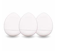 IMAXWAVE Set di 3 spugne per il trucco delle dita, mini spugne applicatrici, spugne cosmetiche tipo ditale, spugne per l'applicazione precisa, spugne di precisione per cosmetici - bianco