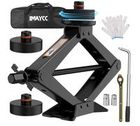 IMAYCC Cric Per Auto 3T/3000kg,Universale Cric Auto per Tesla Con Tampone In Gomma,Cric Portatile Per Auto Con Chiave Per Dadi Ruota,Kit Emergenza Auto Per Tesla 3/Y/S/X Manutenzione e Riparazione
