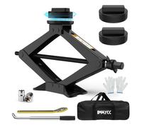 IMAYCC Cric universale a forbice per auto Mercedes Benz con 2 cuscinetti in gomma, cric portatile con chiave per dadi della ruota, kit di emergenza per Mercedes Benz serie SUV MPV