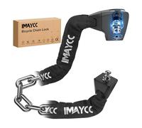 IMAYCC Lucchetto per bicicletta ad alta sicurezza, 8 mm, antifurto con chiave, corpo in lega e protezione dalla polvere, per scooter elettrici, bici elettrica, scooter da città, moto.