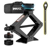 IMAYCC Nuovo Aggiornamento Cric Per Auto 3T/3000kg, Cric Auto Con Universale Tampone In Gomma, Cric Portatile Per Auto Con Chiave Per Dadi Ruota, Kit Emergenza Auto Per SUV MPV Tesla Model 3/Y/S/X