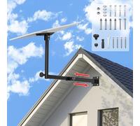 IMAYCC Supporto Starlink Gen 3,Scalabile Kit Di Montaggio Starlink V3 Regolabile 360 °con Adattatore per tubo Starlink Gen 3 Parete/Tetto per Standard Starlink Internet Satellite