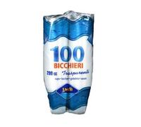 IMB Bicchieri Trasparenti 200CC (CF 100PZ), Assortito