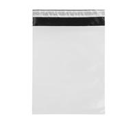 IMBALLAGGI 2000-10 Buste per Spedizioni 325x425+50mm in COEX Impermeabile, Pacchi Antistrappo e Anti Umidità Ideali come Buste Spedizione Vinted e Corriere, Sacchetti con Patta Adesiva Bianco Opaco