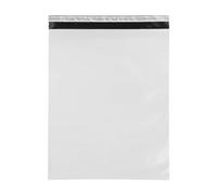 IMBALLAGGI 2000-10 Buste per Spedizioni 450x550+50mm in COEX Impermeabile, Pacchi Antistrappo e Anti Umidità Ideali come Buste Spedizione Vinted e Corriere, Sacchetti con Patta Adesiva Bianco Opaco