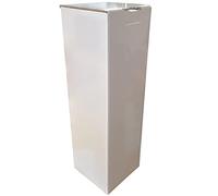 IMBALLAGGI 2000-10 scatole per bottiglie Magnum, bianche, automontanti, composte in cartone microonda, misura 11x11x36 cm, per proteggere le tue bottiglie durante la spedizione