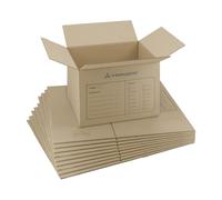 IMBALLAGGI 2000-10 Scatoloni da Trasloco - 30x30x30 cm - Scatola di Cartone - Imballaggi per Spedizione e Trasloco Resistenza RINFORZATA - 10 Pezzi