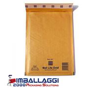 IMBALLAGGI 2000 - 250 BUSTE POSTALI IMBOTTITE MAIL LITE GOLD CM 24x33