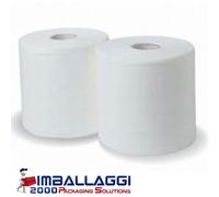 IMBALLAGGI 2000 - 5 COPPIE ROTOLI CARTA PURA CELLULOSA 800 STRAPPI ROTOLONI