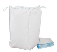 IMBALLAGGI 2000-5 Sacchi Big Bag Omologati 1000 kg 90x90x120 cm in Polipropilene