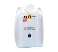 IMBALLAGGI 2000-5 Sacchi Big Bag Omologati R+A, 1000 kg 90x90x120 cm, Sacco Polipropilene Trasporto e Smaltimento Rifiuti Pericolosi, Chiusura Caramella (Rifiuti pericolosi R + A, 5 sacchi)