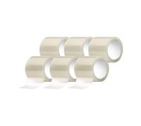 IMBALLAGGI 2000 - 6 pz Nastro Adesivo Silent Trasparente 75x66mm