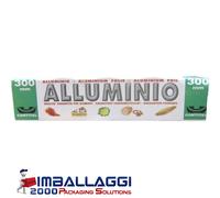 IMBALLAGGI 2000 - ALLUMINIO ROTOLO PER ALIMENTI E CUCINA METRI 125 ALTEZZA 30 CM