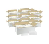 IMBALLAGGI 2000 - Asciugamani Monouso di carta - Asciugamani piegati a V per dispenser - 10 cartoni da 3300 salviette monouso