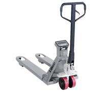 IMBALLAGGI 2000 - Carrello Elevatore Transpallet Manuale - Traspallet Portata 2500 kg - 4 Rulli Poliuretano - 100% (Manuale con Pesatore)