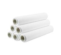 IMBALLAGGI 2000 - Film Estensibile Imballaggio Bianca, 6 Rotoli 160Mx30MYx50H cm per Imballaggio Multiuso, Pellicola Imballaggio Extra Resistente - Rotolo Imballaggio per Spedizioni e Trasloco