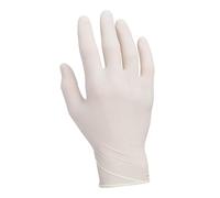 IMBALLAGGI 2000 - Guanti in Lattice con Polvere Monouso Taglia L, Confezione da 100 pezzi - Resistenti ed Elasticizzati, Uso Medico, Domestico, Estetico e Industriale
