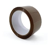 IMBALLAGGI 2000 - Nastro Adesivo Pacchi Marrone in Polipropilene 72Pz 5cm x 66Mt x 76mm, Nastro Adesivo Colorato Resistente a Strappo Silenzioso, Nastro Imballaggio per Spedizioni Scatoloni Trasloco