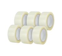 IMBALLAGGI 2000 - Nastro Adesivo Pacchi Trasparente Hot Melt Eco, 12 Pezzi 48mm x 180M, Imballaggio per Scatole, Cartoni, Scatoloni per Trasloco e Spedizioni Oggetti Pesanti Resistente e Extra Adesivo