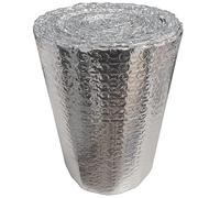 IMBALLAGGI 2000 - Pannelli Termoriflettenti per Termosifoni 25cm Altezza x 7M, 1.75mq, 1 Rotolo, Pannelli Isolanti Termici per Interni, Porte Finestre Pavimenti Tetti, Isolante Termico Impermeabile