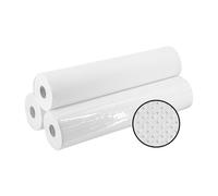 IMBALLAGGI 2000 - Rotolo Carta Lettino Massaggio, 1 Scatola x 3 Pezzi, 0.6x55 Metri, in 100% Cellulosa, Morbidi e Assorbenti, Lenzuolino Medico Igienico Monouso