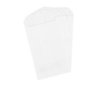 IMBALLAGGI 2000 - Sacchetti Carta per Alimenti Bianchi, 100 Pezzi da 14x28 cm di Altezza, Buste di Carta per Pane, Dolci, Pranzo, Panino Richiudibili e Certificati MOCA Adatti al Contatto Alimentare