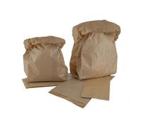 IMBALLAGGI 2000 - SACCHETTI DI CARTA MARRONI AVANA PER ALIMENTI 14X44 1000PZ