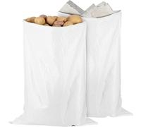 IMBALLAGGI 2000- Sacchi in Rafia, 100 Pezzi 50x80 cm, Sacchi Rifiuti, Detriti