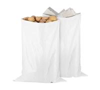 IMBALLAGGI 2000 - Sacchi in Rafia di Polipropilene 10 Pezzi 40x60 Extra Resistente (58gr/mq) Multiuso per Giardino e Detriti, Sacchi Spazzatura e Smaltimento Rifiuti, Sacco Oggetti Pesanti e Fai da Te