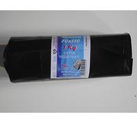 IMBALLAGGI 2000 - Sacchi Spazzatura 70x110 cm, 90 Litri Extra Resistenti, Confezione da 200 Sacchi Condominiali Neri, Buste Immondizia Grandi e Robuste per Rifiuti Domestici e Professionale