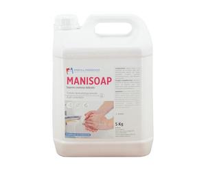 IMBALLAGGI 2000 - Sapone Liquido Mani Professionale, 1 x 5kg Cremoso Delicato, Gel Sapone Mani Igienizzante Disinfettante Dermatologicamente Testato a pH 5.5, Lavamani Ricarica Dispenser Industria