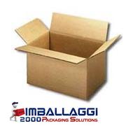 IMBALLAGGI 2000 - Scatola cartone per Imballaggio doppia onda 40x35x40 5 pezzi