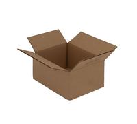 IMBALLAGGI 2000 - Scatole Cartone a Onda Singola 14x14x7cm, Pack 5 Pz, per Trasloco, Spedizioni e Imballaggio, Cartoni Resistenti e Durevoli, per Deposito
