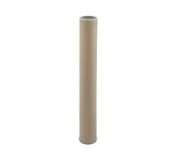 IMBALLAGGI 2000 - Set di 10 Tubi di Cartone Premium con Tappi in Plastica, 50cm x 6cm- Perfetti per Imballaggi Sicuri e Servizi Postali Espressi