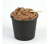 IMBALLAGGI ALIMENTARI PZ 100 COPPETTE IN CARTA NERE DA 80 CC IDEALI PER GELATO, YOGURT E MACEDONIA