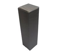 IMBALLAGGI ALIMENTARI PZ 20 Scatola Nera Porta Bottiglie (1 Bottiglia) in Cartone Ondulato Black Box for Bottles Astuccio in Carta