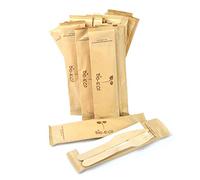 PZ 50 bis Posate in Legno FORCHETTA Coltello E TOVAGLIOLO IMBUSTATE in Busta 100% Carta