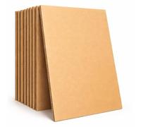 Imballaggi Point - Cartone Rigido per CNC e Taglio Laser 60x100 cm spessore 3-3,5 mm - pannelli per prototipazione e lavorazioni di precisione - set da 10