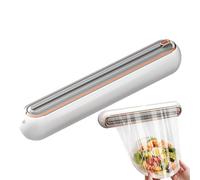Imballaggio alimentare Cutter, Dispensatore Wrap Cling - Utensile per il taglio di film alimentari - Dispensatore avvolgente della pellicola di servizio alimentare ricaricabile con taglierina diaposi
