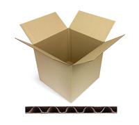 imballaggio scatole pieghevoli 300x300x300 mm KK-40 marrone spedizione scatol...