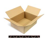 imballaggio scatole pieghevoli 320x250x120 mm KK-50 marrone spedizione scatol...