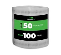 ImballaggiPer Rotolo Pluriball Economico 50cm x 100mt 50gr/mq con HD, Bobina per Imballaggio e Spedizione, Ideale per Trasloco, Trasporto e Protezione Oggetti