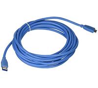 iMBAPrice SuperSpeed 5 Gbps 15-Feet USB 3.0 a a Micro B Caricabatterie/Dati/Cavo di sincronizzazione per Samsung Galaxy S5/Note 3/Note 4, Blu (imba-u3mc-15bl)