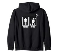Imbianchino Tuo Padre Mio Padre Pittore Divertente Felpa con Cappuccio
