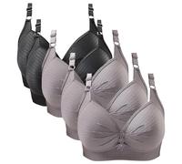 Imbottito gluteo Anello in acciaio senza lacci Sottile biancheria intima traspirante Confortevole Grande Vita Fibbia Brater Reggiseno Donna scollo a V Profondo Gilet Bralette Set Cucina Grembiule, Le