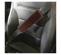 Imbottitura 2 Pezzi/set Protezioni Per Le Spalle Delle Cinture Di Sicurezza Coperture In Peluche Forniture Automobilistiche Proteggi Cintura(Coffee)