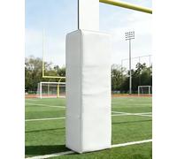 Imbottitura antiurto per pali da basket, cuscino di sicurezza per giocatori ad alto impatto, per luoghi sportivi interni ed esterni, involucro protettivo anti-collisione per pali strutturali, bianco