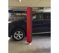 Imbottitura autoadesiva durevole per canestro da basket, 17,8 x 17,8 cm, tappetino di ricambio per pali da esterno, protezione dagli impatti per i campi, equipaggiamento essenziale di sicurezza per i