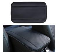Imbottitura Bracciolo Auto Copri Bracciolo Auto Universale Cuscino per bracciolo Auto in Pelle Copri Poggiagomiti Auto Bracciolo Universale per Auto Compatibile con la Maggior Parte Delle Auto (Nero)